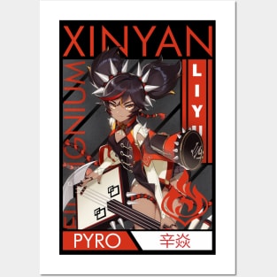 Xinyan - Genshin Impact Posters and Art